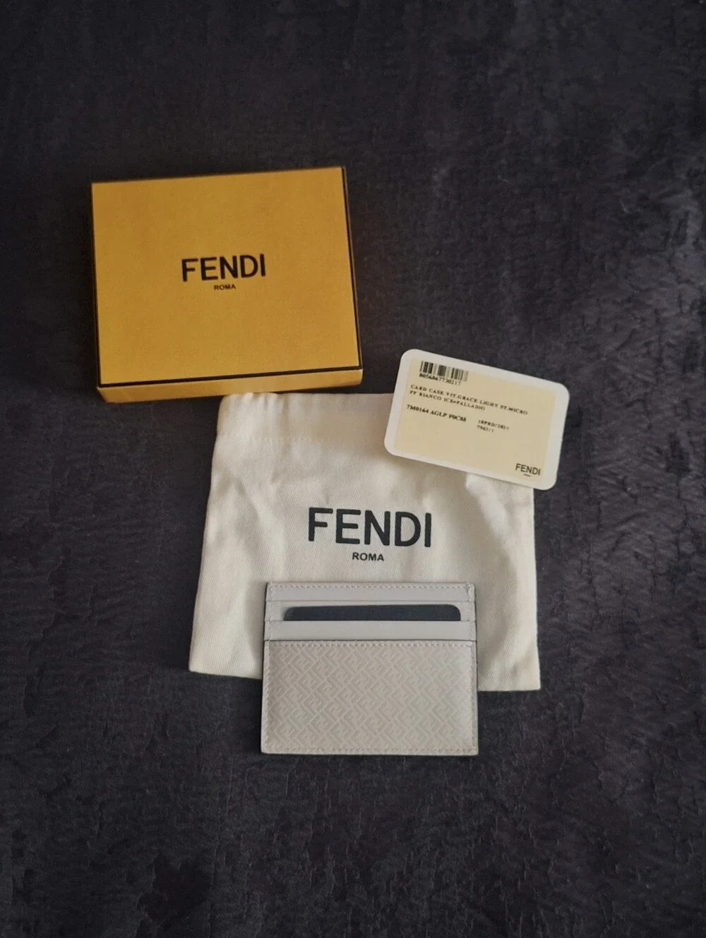Fendi slim leather